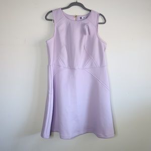 NWT Jennifer Lopez lilac sleeveless skater dress